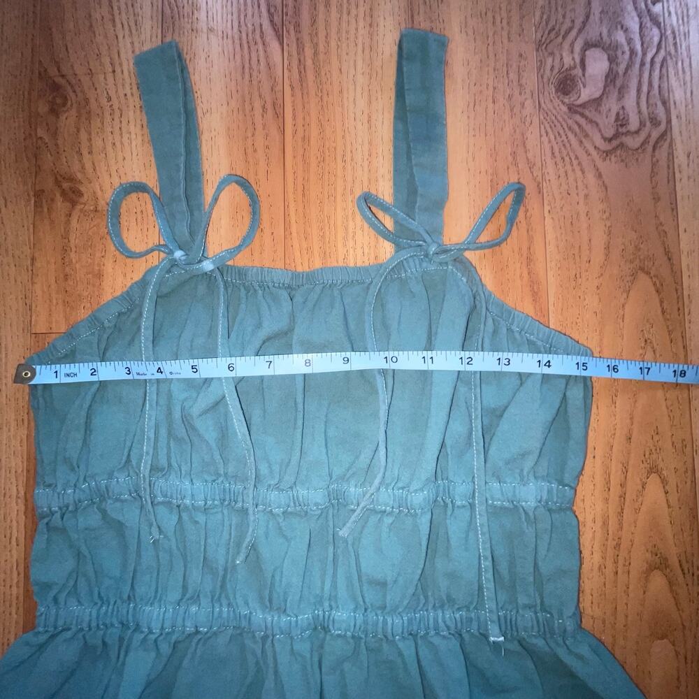 Universal Threads Turquoise Ruffle Tank Top - Picture 3 of 8
